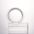 Custom molded borosilicate glass led plano convex optical glass lens